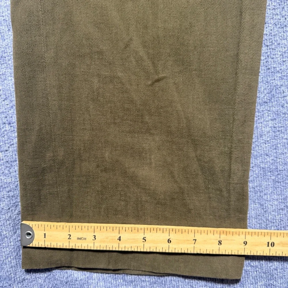 Banana Republic Mens Brown Flat Front Chino Pants 34x33 Straight Leg Slacks
